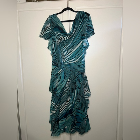 Y2K vintage Fairy Ruffle Formal Dress - Picture 2 of 14